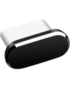Mobigear Essentials Bouchon Anti-poussière en Aluminium - USB-C - Noir (Lot de 2)