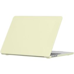 Mobigear Cream Matte MacBook Air 13 Pouces (2022-2026) Coque - Jaune - Model A2681 / A3113 / A3240 / A3449