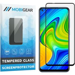Mobigear Premium Xiaomi Redmi Note 9 Verre trempé Protection d'écran - Compatible Coque - Noir