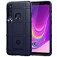 Mobigear Rugged Shield Coque Samsung Galaxy A9 (2018) Coque arrière en TPU Souple Anti-Chocs - Dark Blue