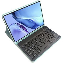 Mobigear Keys Coque iPad 10 (2022) Etui Clavier Bluetooth QWERTY + Porte-crayon - Vert