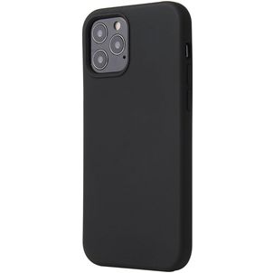 Mobigear Rubber Touch Coque iPhone 12 Mini Coque arrière en Silicone - Noir