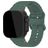 Mobilize Buckle Bracelet Silicone Apple Watch Fermeture boucle ardillon - 49/46/45/44 mm - Vert