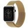 Mobigear Style Loop Bracelet Milanais Apple Watch Fermeture magnétique - 49/46/45/44 mm - Or