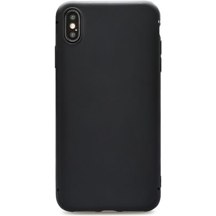 Xccess Invisible Thin Coque iPhone XS Max Coque arrière en TPU Souple Extra-fin - Noir