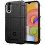 Mobigear Rugged Shield Coque Samsung Galaxy A01 Coque arrière en TPU Souple Anti-Chocs - Noir