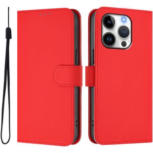 Mobigear Urban Wallet Housse iPhone 16 Pro Etui Porte-Monnaie - Rouge