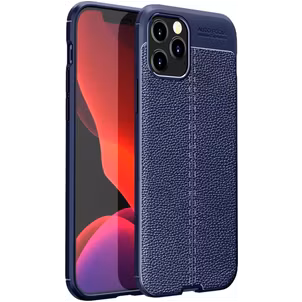 Mobigear Luxury Coque iPhone 12 Coque arrière en TPU Souple - Bleu