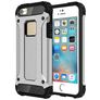 Mobigear Outdoor Coque iPhone SE (2016) Coque arrière Rigide Anti-Chocs - Argent