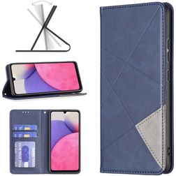 Mobigear Rhombus Slim Housse Samsung Galaxy A33 Etui - Bleu