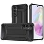 Mobigear Outdoor Samsung Galaxy A16 Plastique rigide Coque arrière Antichoc - Noir