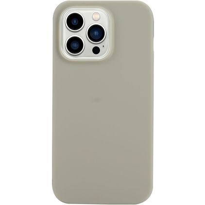 Mobigear Colors iPhone 14 Pro TPU souple Coque arrière - Gris
