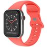 Mobigear Sport Dual Bracelet Silicone Apple Watch Fermeture à clou et passant - 49/46/45/44 mm - Corail
