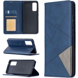 Mobigear Rhombus Slim Housse Samsung Galaxy S20 FE Etui - Bleu