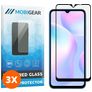 Mobigear Premium Xiaomi Redmi 9A Verre trempé Protection d'écran - Compatible Coque - Noir (Lot de 3)