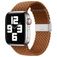 Mobigear Braided Bracelet Nylon pour Apple Watch Fermeture à pince - 49/46/45/44 mm - Marron