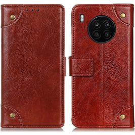 Mobigear Ranch Housse HONOR 50 Lite Etui Porte-Monnaie - Marron
