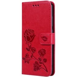 Mobigear Roses Housse Xiaomi Redmi Note 7 Etui Porte-Monnaie - Magenta
