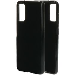 Mobiparts Classic Coque Samsung Galaxy S20 Coque arrière en TPU Souple - Noir