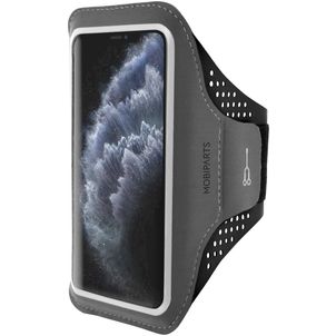 Mobiparts Comfort Fit Brassard Téléphone iPhone 11 Pro Brassard Coque de Sport en Neoprène - Noir