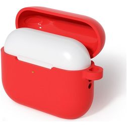Mobigear Colors Coque Apple AirPods Pro 3 en Silicone Souple - Rouge
