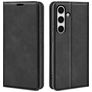 Mobigear Retro Slim Housse Samsung Galaxy S24 FE Etui Porte-Monnaie - Noir