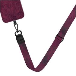 MIO Lanyard - Cordon de téléphone universel ajustable - Berry Blooms