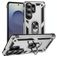 Mobigear Armor ring Coque Samsung Galaxy S26 Ultra Coque arrière Rigide Anti-Chocs avec Anneau-Support - Argent