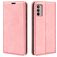 Mobigear Retro Slim Housse Motorola Moto G42 Etui Porte-Monnaie - Rose