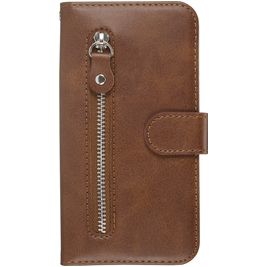 Mobigear Zipper Housse Samsung Galaxy S20 Etui Porte-Monnaie - Marron Mobigear Zipper Housse Samsung Galaxy S20 Etui Porte-Monnaie - Marron