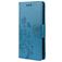 Mobigear Flowers Housse Samsung Galaxy A33 Etui Porte-Monnaie - Bleu