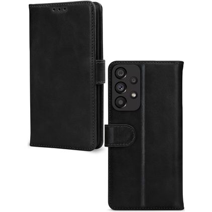 Mobilize Premium Gelly Wallet Housse Samsung Galaxy A53 Etui Porte-Monnaie - Noir