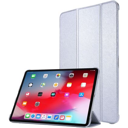Mobigear Tri-Fold Slim Coque iPad Pro 12.9 Pouces (2018) Etui - Argent