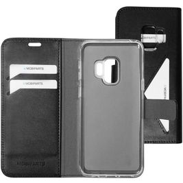 Mobiparts Classic Wallet Housse Samsung Galaxy S9 Etui Porte-Monnaie - Noir
