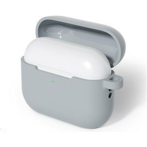 Mobigear Colors Coque Apple AirPods Pro 3 en Silicone Souple - Gris