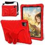 Mobigear Butterfly Coque iPad Air 11 Pouces (2026) Coque arrière en EVA + Bandoulière + Support Amovible - Rouge