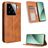 Mobigear Sensation Housse Xiaomi 15 Pro Etui Porte-Monnaie - Marron