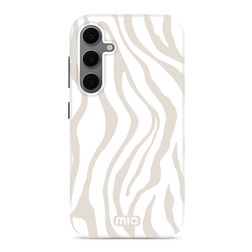 MIO Coque Samsung Galaxy S24 FE MagSafe Coque arrière Rigide - Sandy Zebra