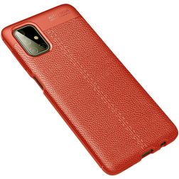 Mobigear Luxury Coque Samsung Galaxy M51 Coque arrière en TPU Souple - Rouge