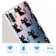 Mobigear Design Coque Samsung Galaxy Note 10 Plus Coque arrière en TPU Souple - Chat