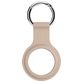 Xccess Keychain Coque Apple AirTag Porte-clés en Silicone Souple - Sand