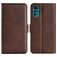 Mobigear Slim Magnet Housse Motorola Moto G22 Etui Porte-Monnaie - Marron