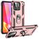 Mobigear Armor Ring Coque Xiaomi Redmi 10C Coque arrière Rigide Anti-Chocs avec Anneau-Support - Rose doré