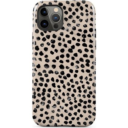 Burga Tough Coque iPhone 12 Pro Coque arrière Rigide Anti-Chocs - Almond Latte