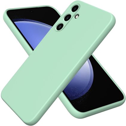 Mobigear Colors Coque Samsung Galaxy M55 Coque arrière en Silicone - Vert