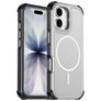 Mobigear Airbag Shockproof Coque iPhone 17 MagSafe Coque arrière Rigide Anti-Chocs - Argent