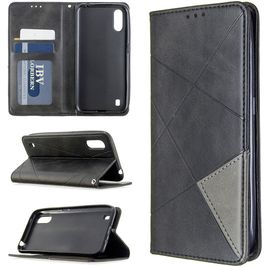 Mobigear Rhombus Slim Housse Samsung Galaxy A01 Etui - Noir