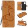 Mobigear Butterfly Housse Realme 8 Pro Etui Porte-Monnaie - Cognac