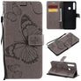 Mobigear Butterfly Housse Huawei Y6p Etui Porte-Monnaie - Gris