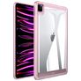 Mobigear Crystal Coque iPad Pro 11 Pouces (2020) Coque Arrière Rigide - Transparent / Rose